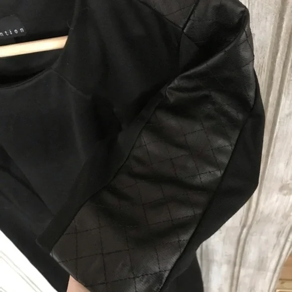 Attention Black Above Knee Dress Size Large - Picture 3 of 6